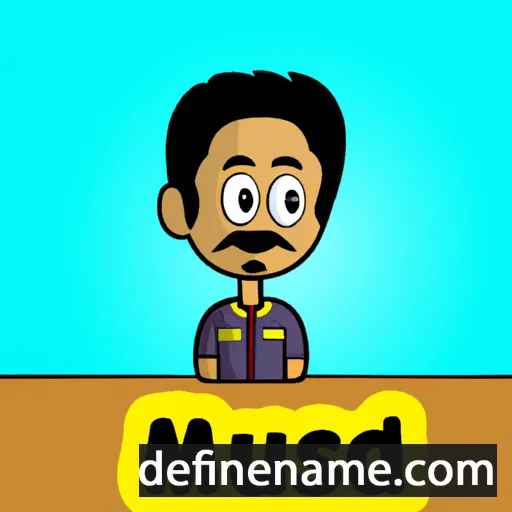 cartoon of the name Masud