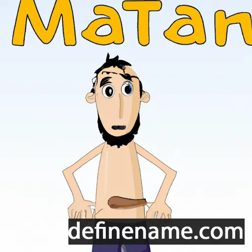 cartoon of the name Matan