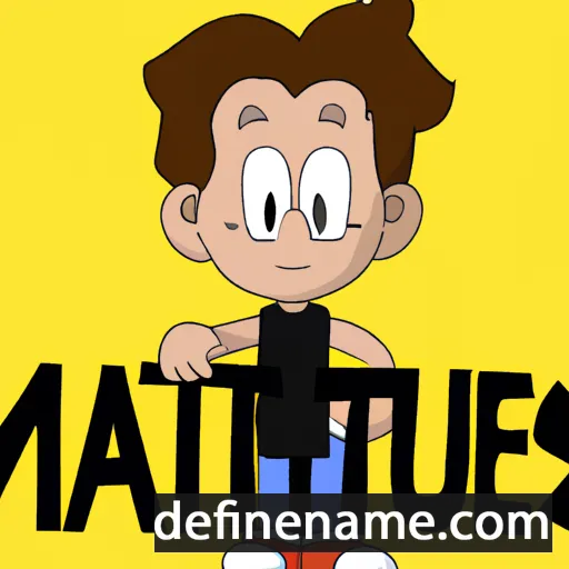 Matheus cartoon