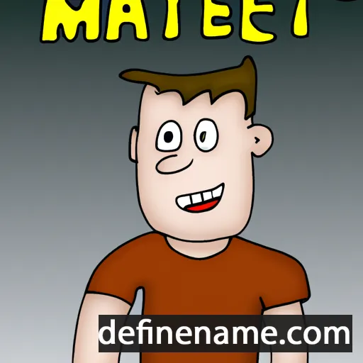 cartoon of the name Matt