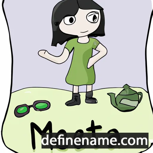 cartoon of the name Mattea