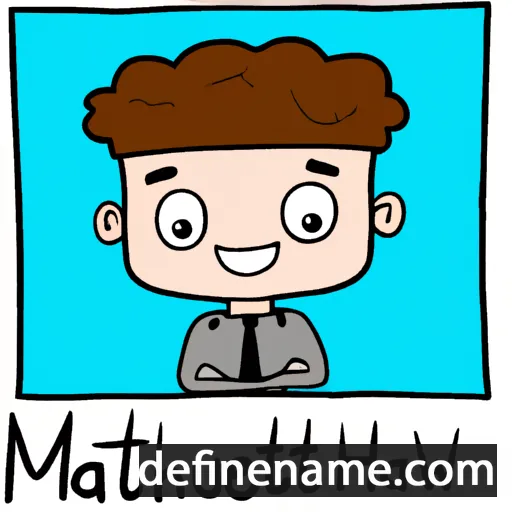 Matthew cartoon