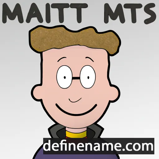 Matthijs cartoon