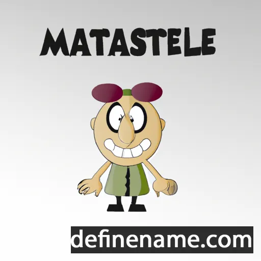 cartoon of the name Matusalemme