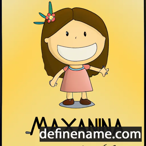 Maximiliana cartoon