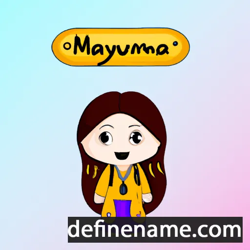 Maymunah cartoon