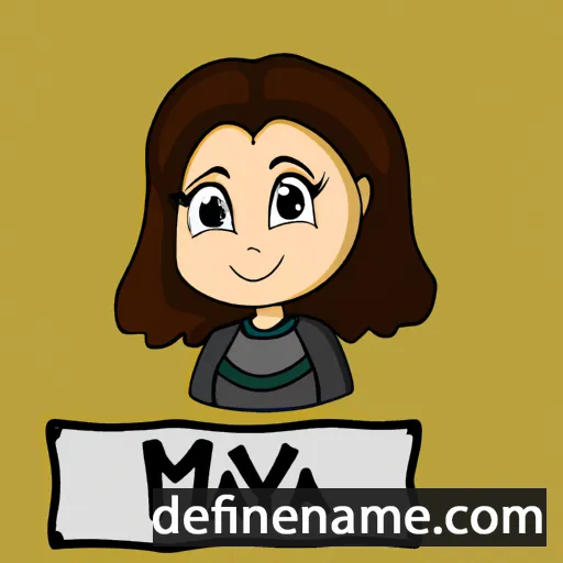 Mayra cartoon