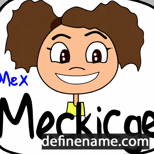 cartoon of the name McKenzie