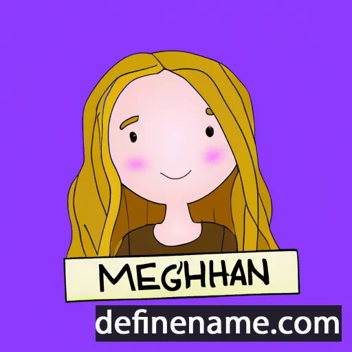 cartoon of the name Meaghan