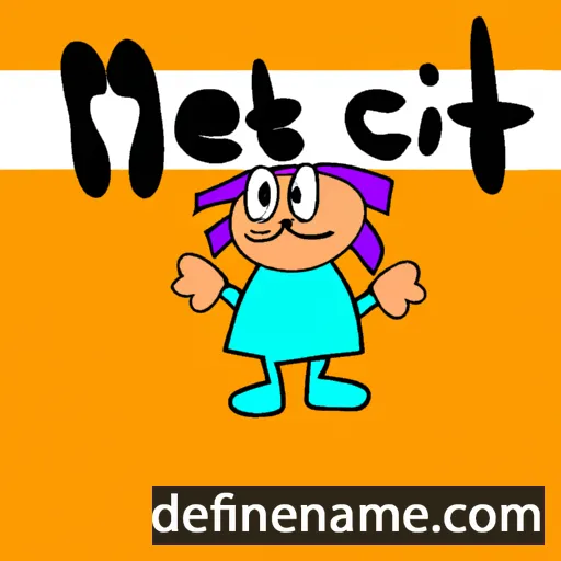 cartoon of the name Mecit