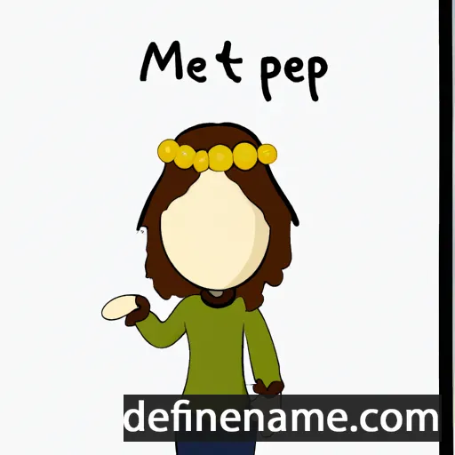 cartoon of the name Mehtap