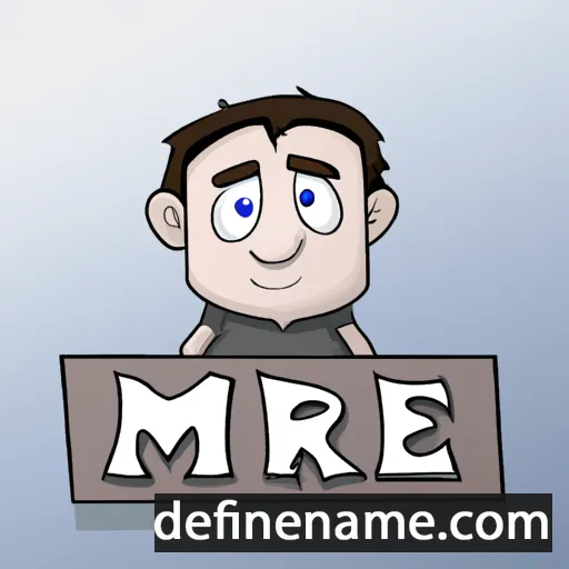 cartoon of the name Meir