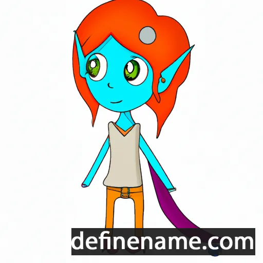 cartoon of the name Meiriona