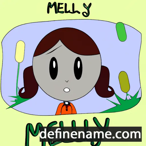 Melany cartoon