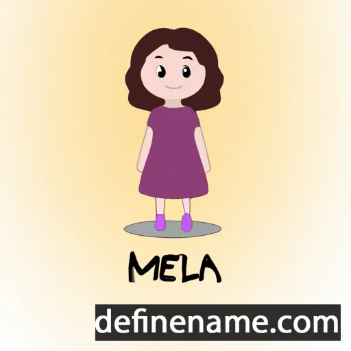 Melia cartoon