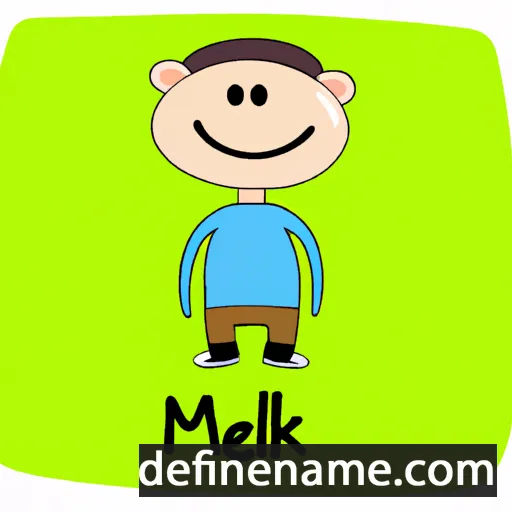 cartoon of the name Melik