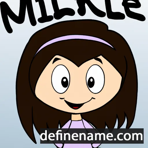 cartoon of the name Melike