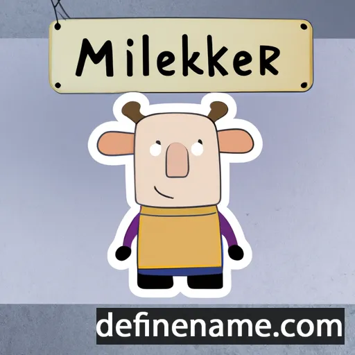 cartoon of the name Melker