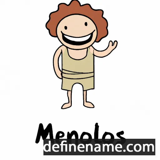 cartoon of the name Menelaos