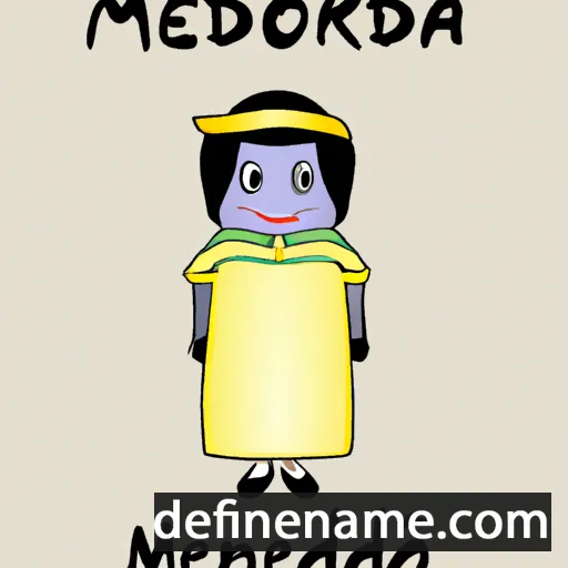 cartoon of the name Menodora