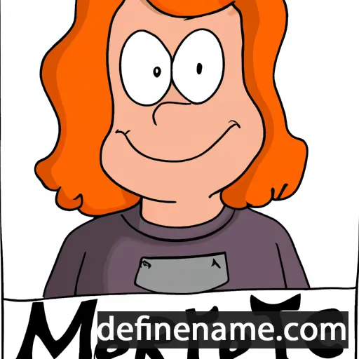 Merete cartoon