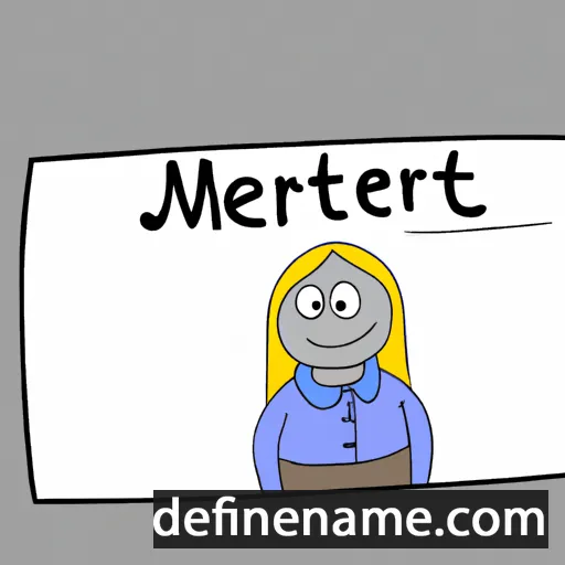 Merethe cartoon