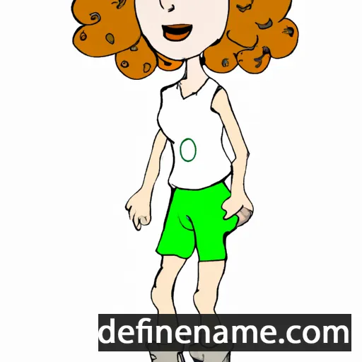 cartoon of the name Meri