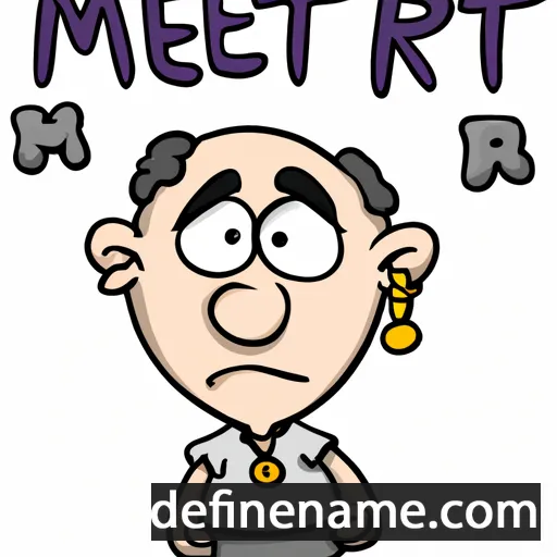 cartoon of the name Mert