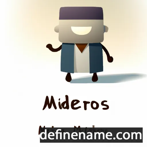 cartoon of the name Methodios