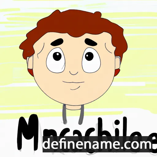 Mícheál cartoon