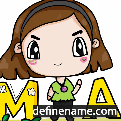 Mia cartoon