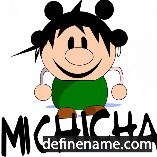 cartoon of the name Micheas