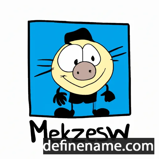 cartoon of the name Mieczysław