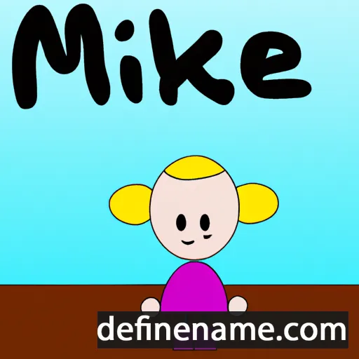 cartoon of the name Mieke