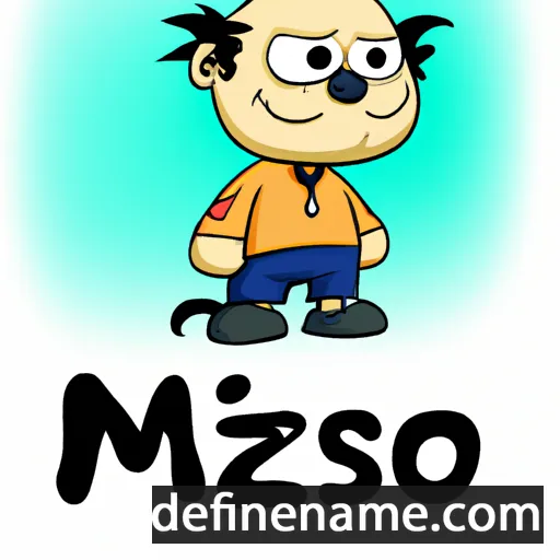 cartoon of the name Mieszko