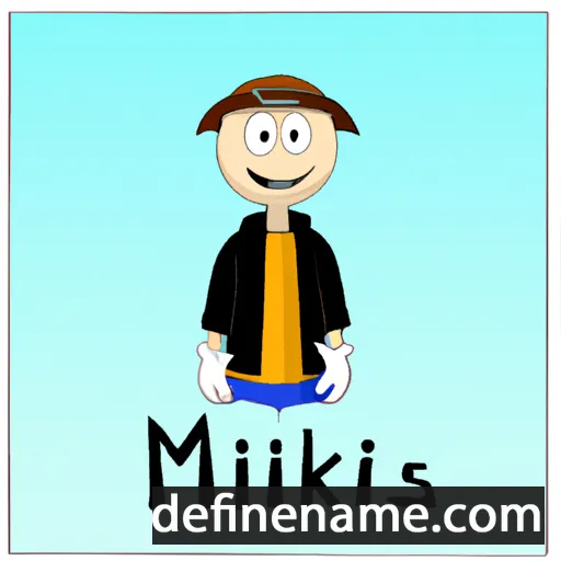 cartoon of the name Mihails