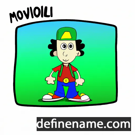 cartoon of the name Mihovil