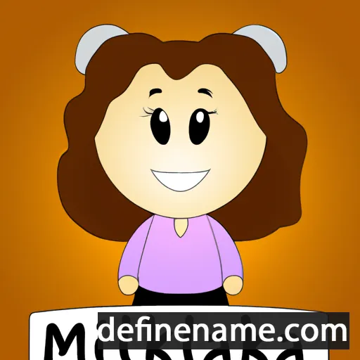 cartoon of the name Mikaela