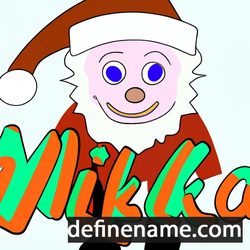 Mikuláš cartoon