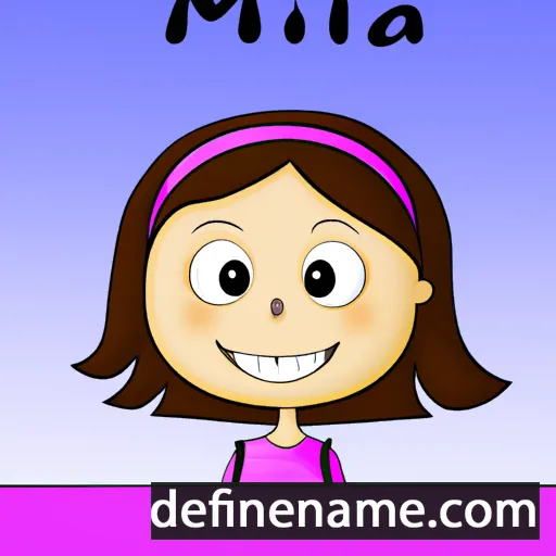 Mila cartoon