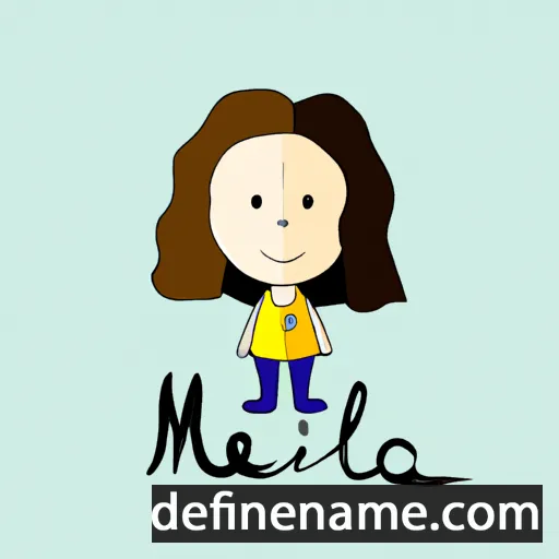 Miléna cartoon