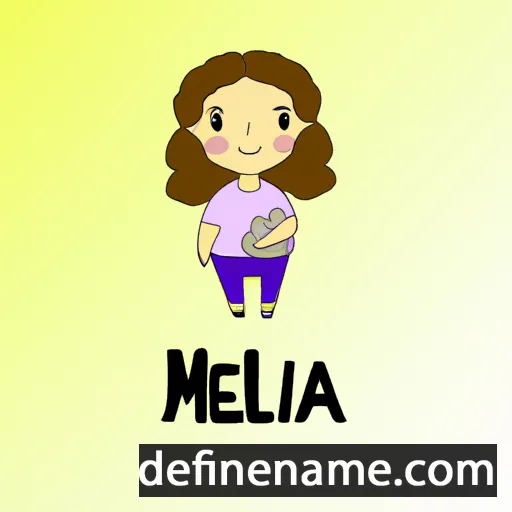 cartoon of the name Milena