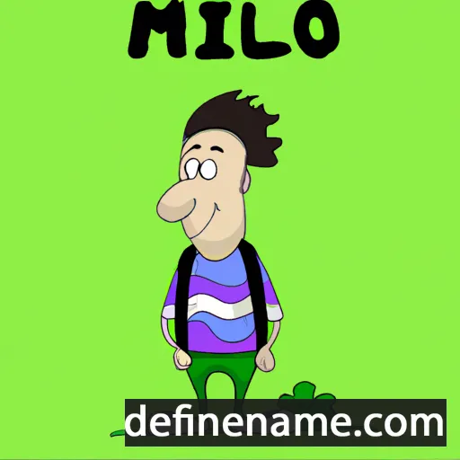 Milomir cartoon