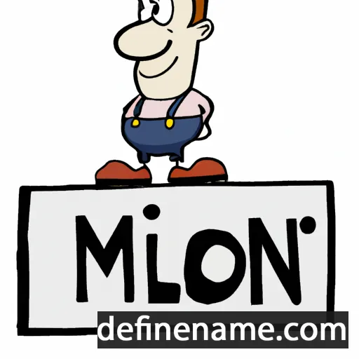 cartoon of the name Milton