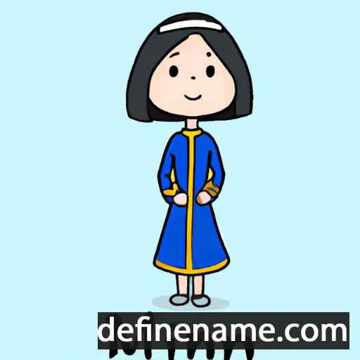 Min-Ji cartoon