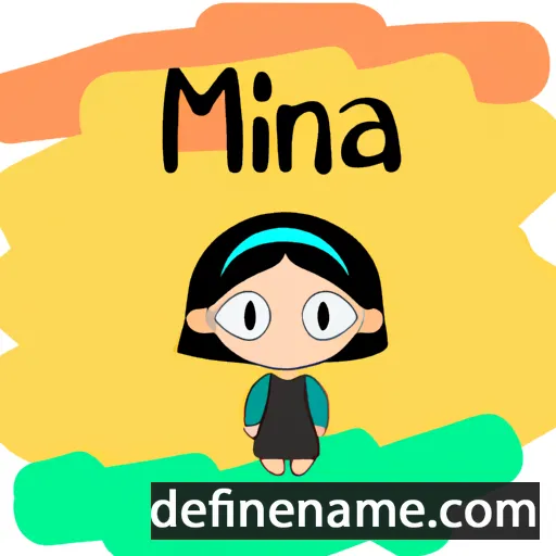 Mina cartoon