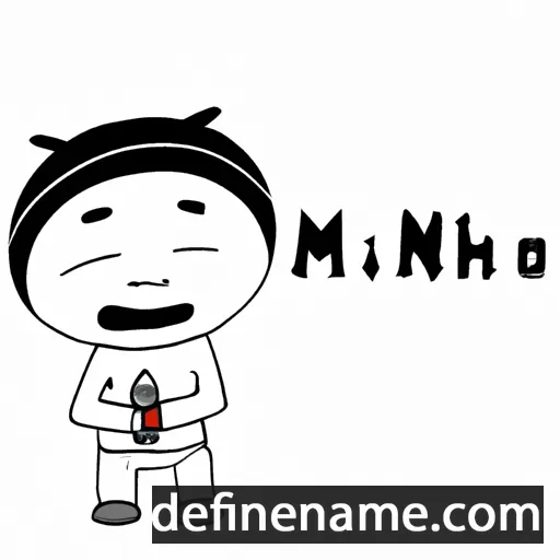 cartoon of the name Mincho