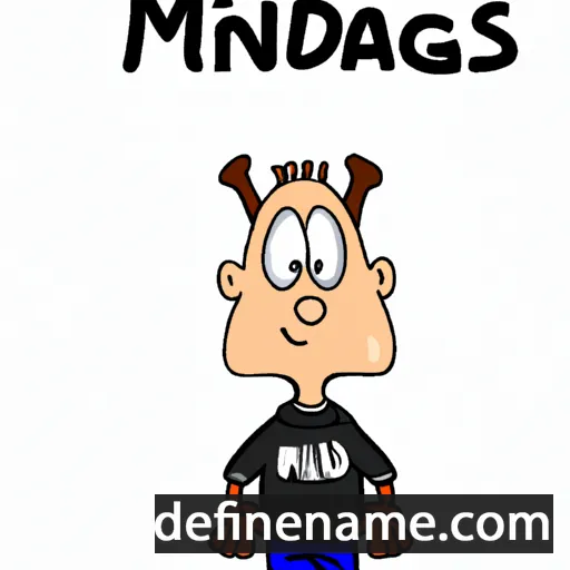 Mindaugas cartoon