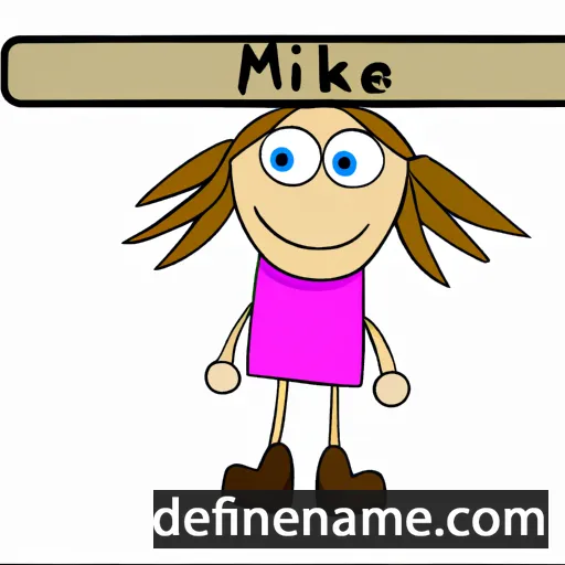 cartoon of the name Minke