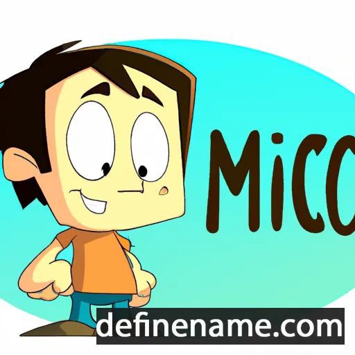 cartoon of the name Mirco